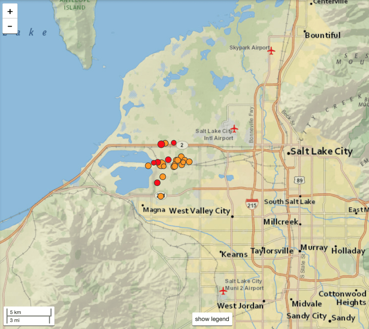 2020 Salt Lake City earthquake - Magna