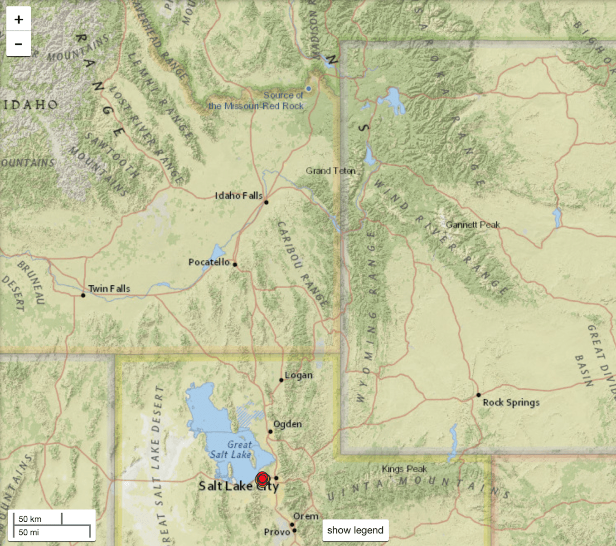 Twin Falls - Earthquake