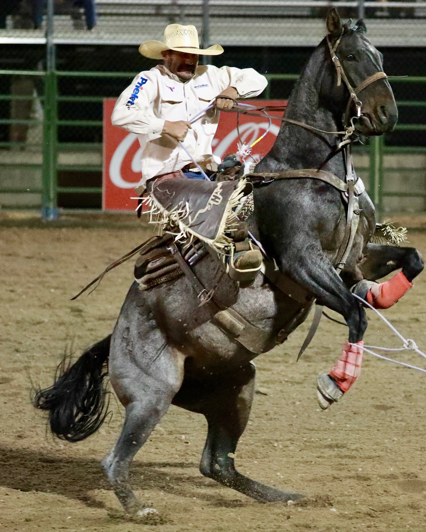 Even the pickup men got a wild ride every now and then this year. Photo: Richard Johnson