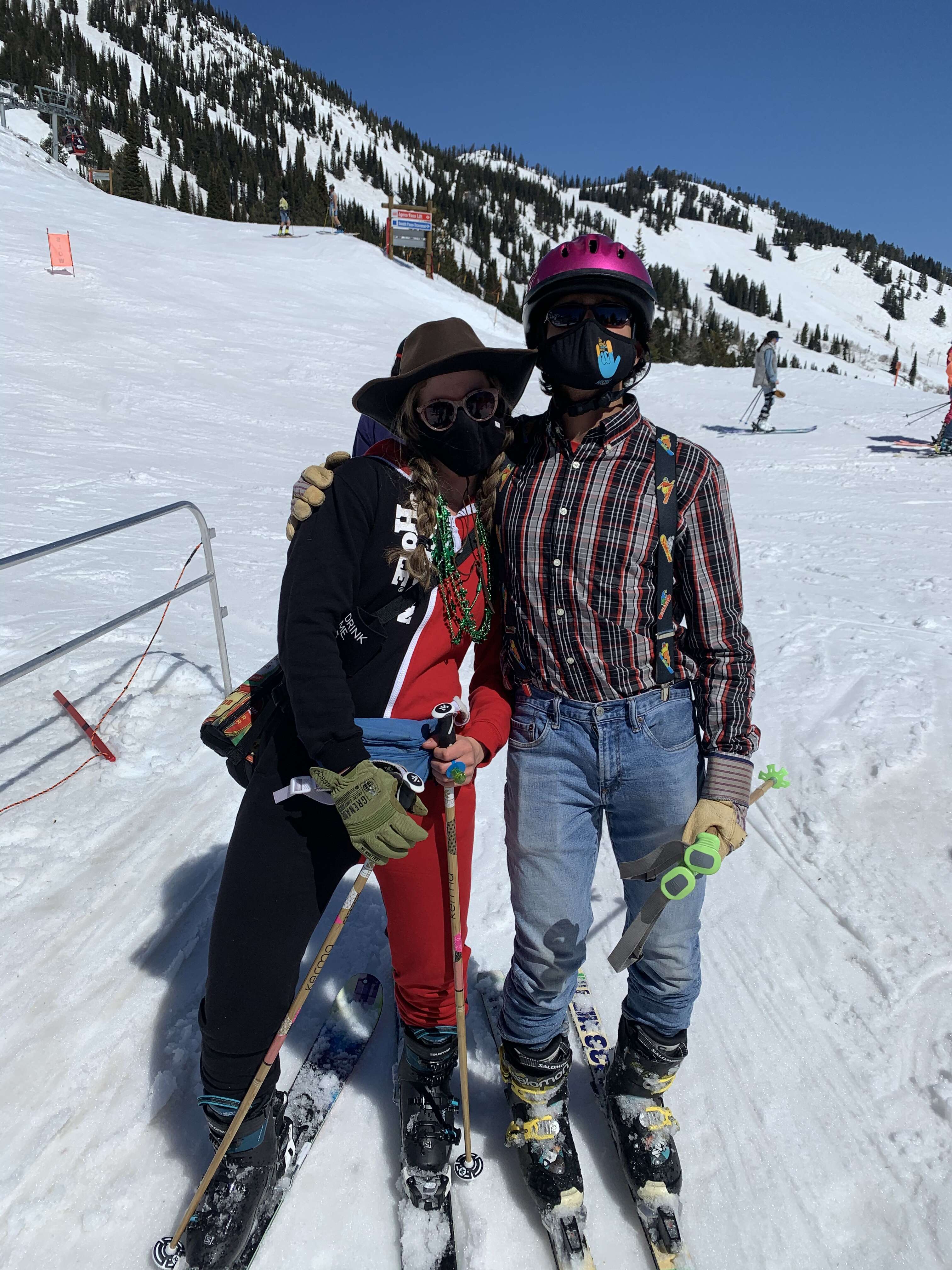 Sam and Eric wait in line at Casper. Photo: Anna Knapp