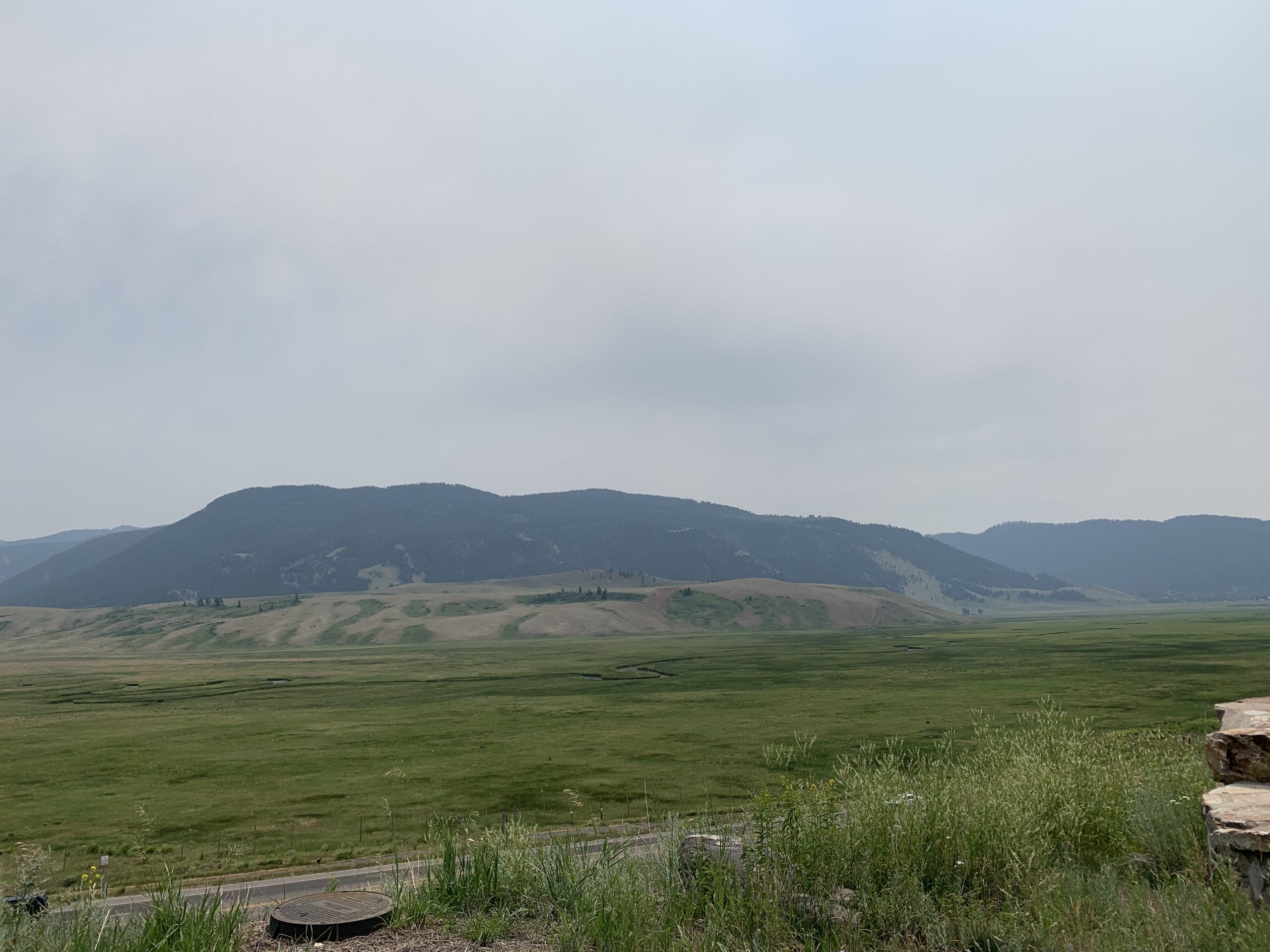 The National Elk Refuge, Millers Butte in the distance.