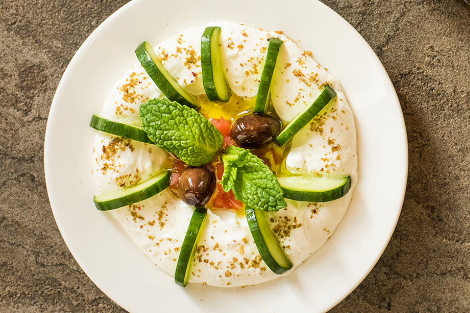 FIGS labneh dish. Photo: Courtesy of Hotel Jackson