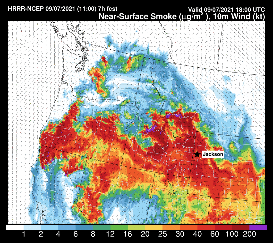 Jackson Hole Weather Tuesday September 7, 2021 Buckrail Jackson Hole, news Jackson Hole