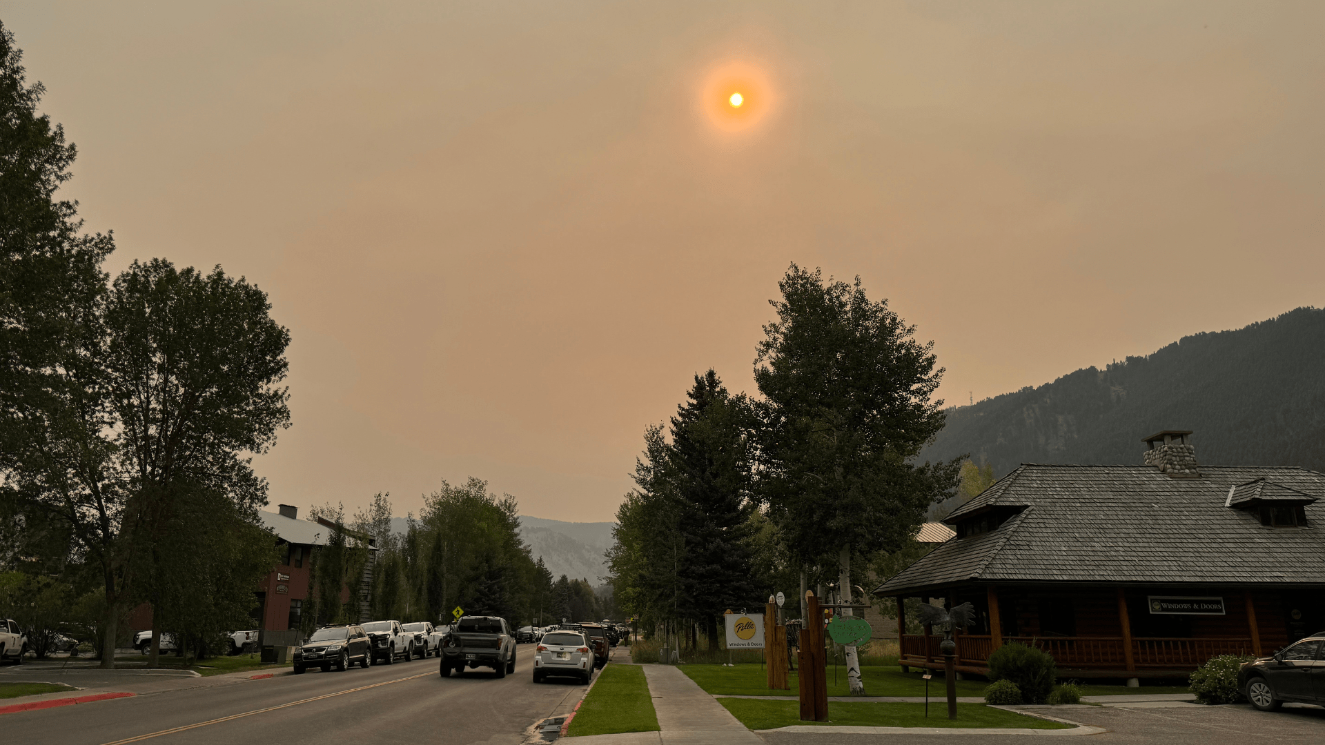 Smoky conditions persist; air quality considered moderate