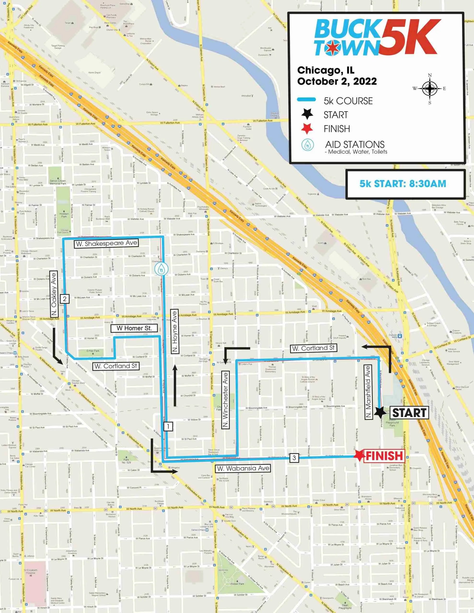 Race Detail Road Race Runner CourseMap 22 Bucktown 5K Scaled 