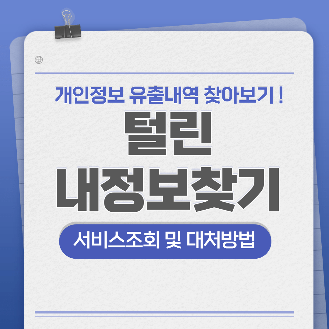 털린내정보찾기 표지