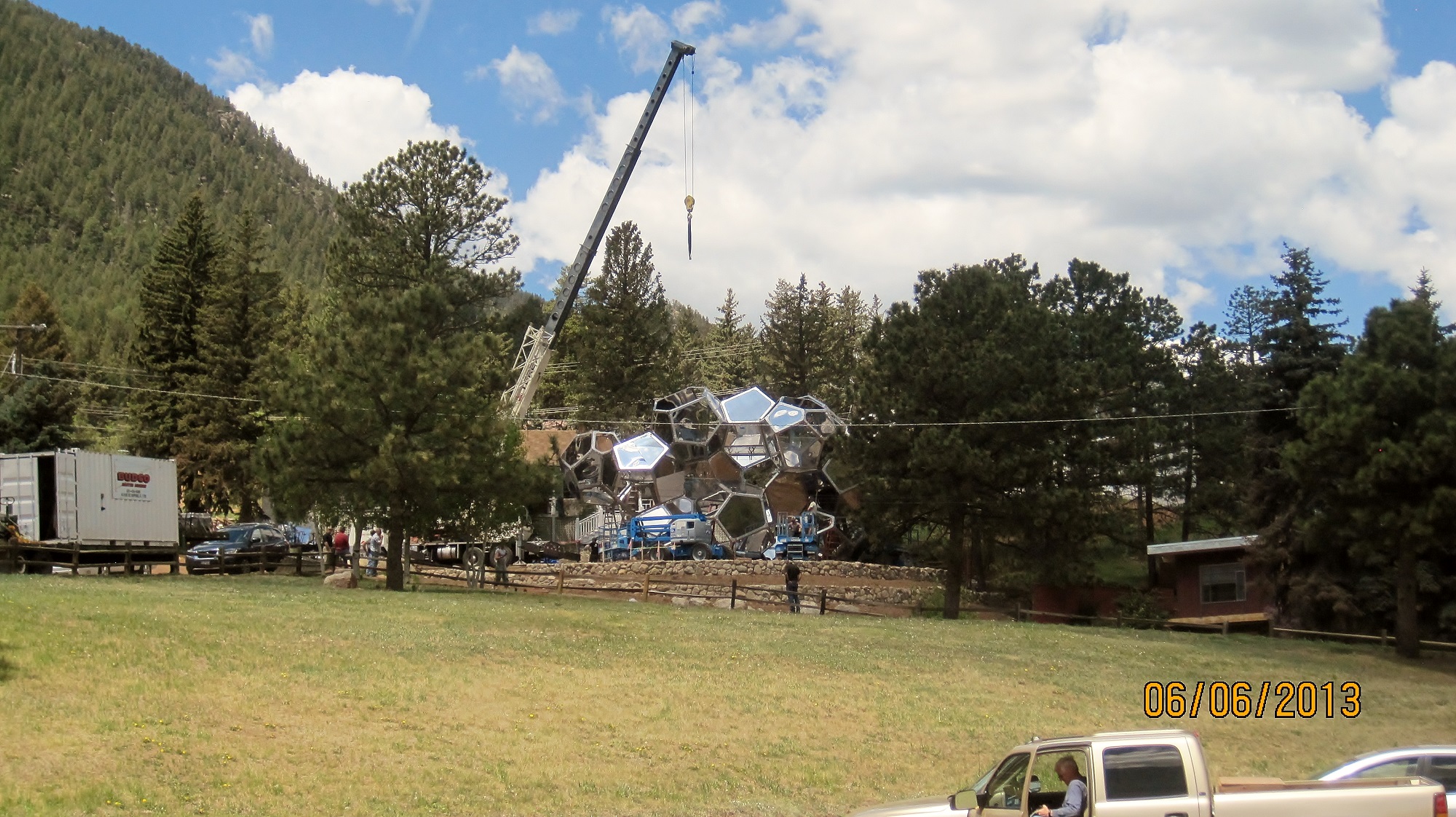 The Master Riggers at Budco installed Cloud City in Colorado Springs.