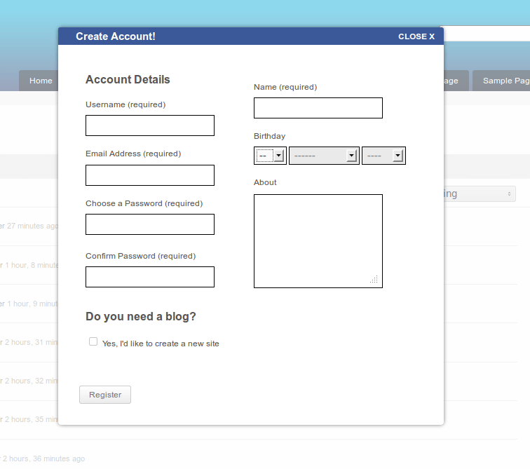 Find out how to sign in with popular email services. Buddypress Ajax Registration Plugin Allow Users To Quickly Register On Any Page Of Your Website And Increase Participation Buddydev