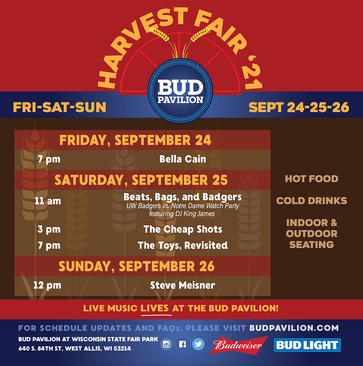 Bud Pavilion Home Milwaukee S Best Place For Live Music