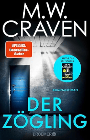 Buchcover und Illustration zur Rezension Kriminalroman: Der Kurator von M.W. Craven