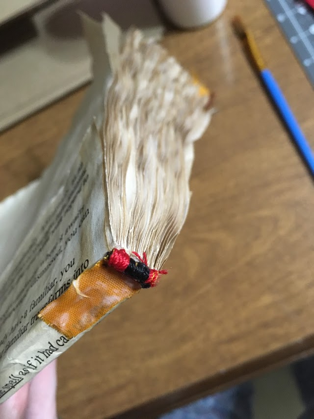 I should've added the headband prior to the reinforcement, oh well!