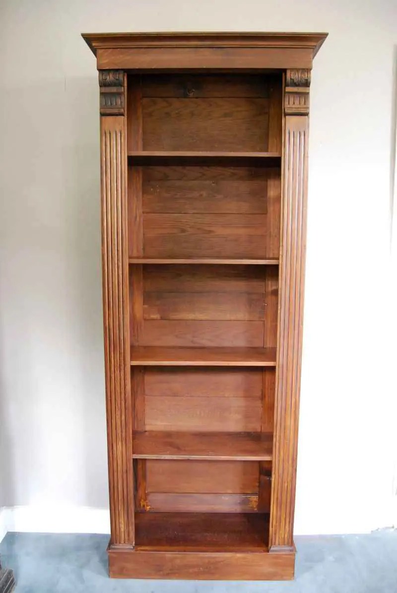 Diese kommode hat bunte schubladen, die wie antike koffer aussehen. Jugendstil Regal/BÃ¼cherregal aus Eiche