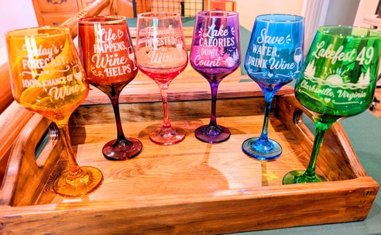 Custom Engraved Wine Glasses