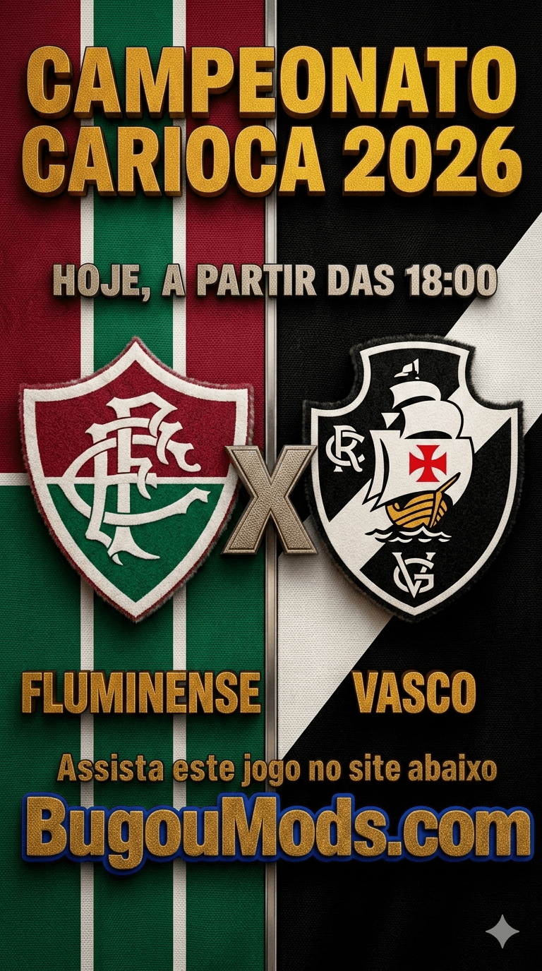 Pôster de Fluminense x Vasco – Ao Vivo