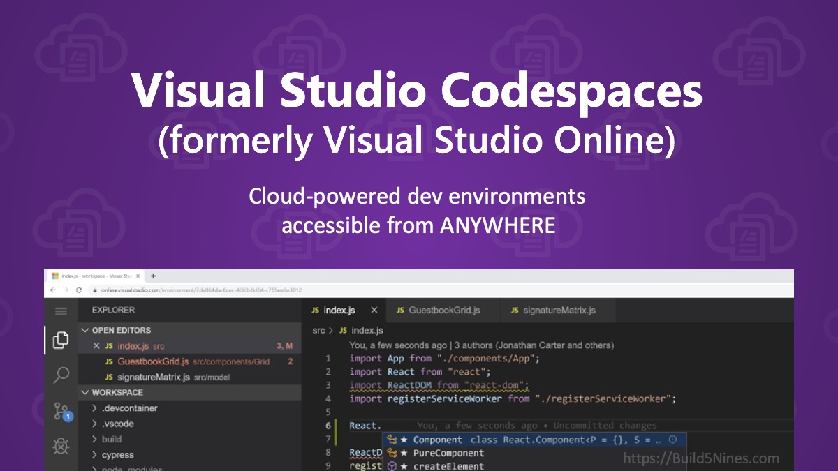 Visual Studio Online Is Now Visual Studio Codespaces Build5Nines