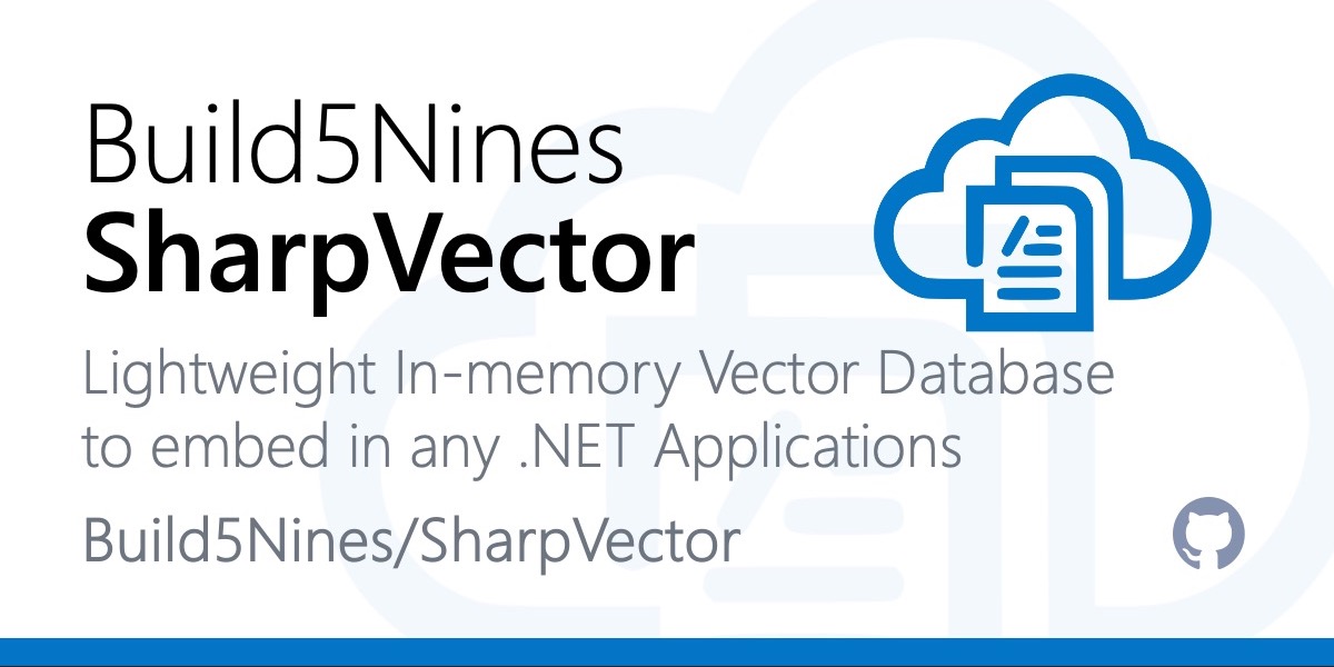 Perform Vector Database Similarity Search in .NET Apps using Build5Nines.SharpVector