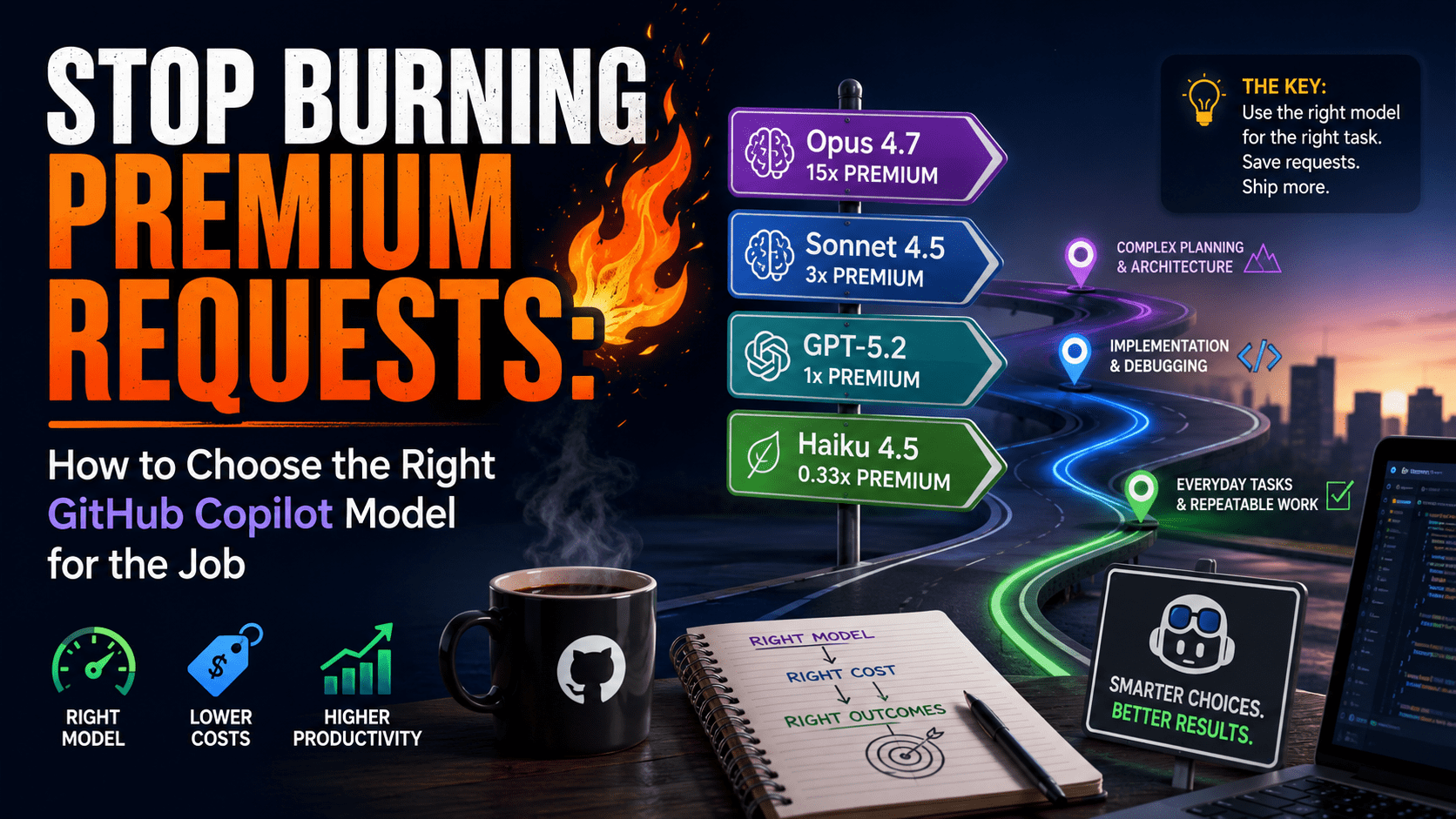 Stop Burning Premium Requests: How to Choose the Right GitHub Copilot Model for the Job