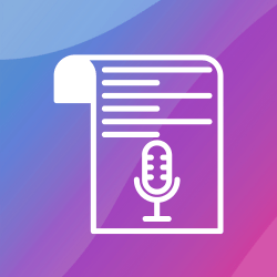 transcripts of learning content