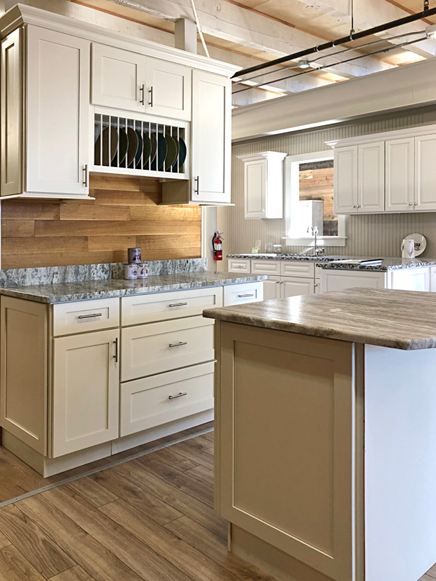 Our main lines of business include: Arcadia Linen Kitchen Cabinets - Builders Surplus