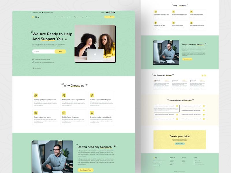 Builderwizard Templates - Premium Ocean Design Gallery - Desktop