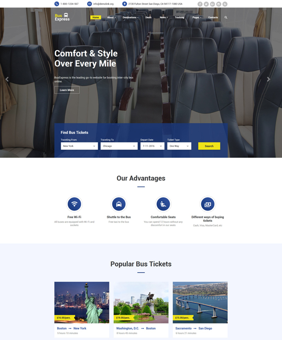 10 Of The Best Bootstrap Website Templates For Logistics Transportation Companies Buildify