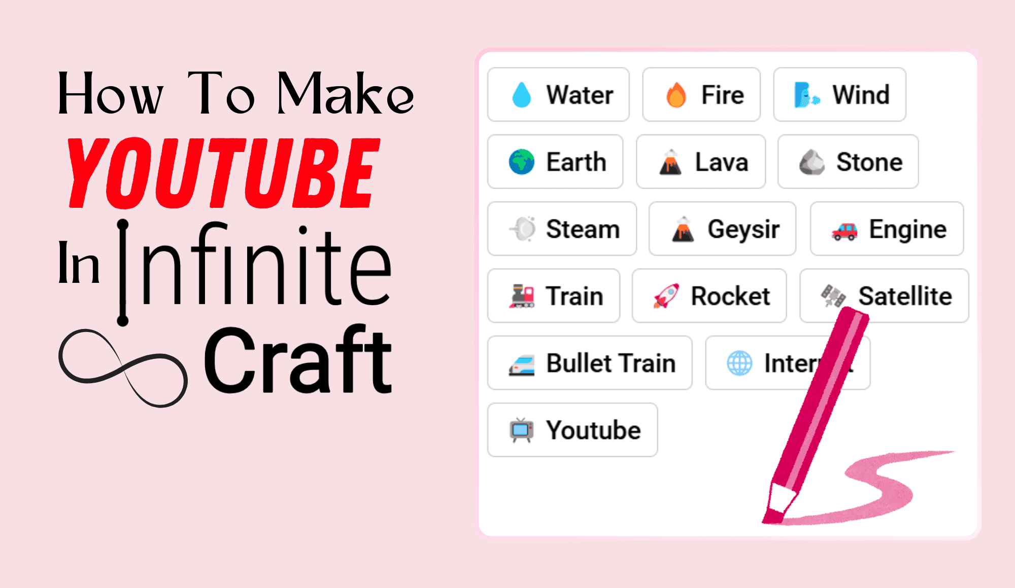 How To Make Youtube In Infinite Craft Ultimate Guide Build My Plays How To Make Youtube In Infinite Craft Ultimate Guide 