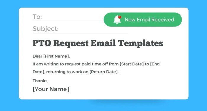 Pto request email