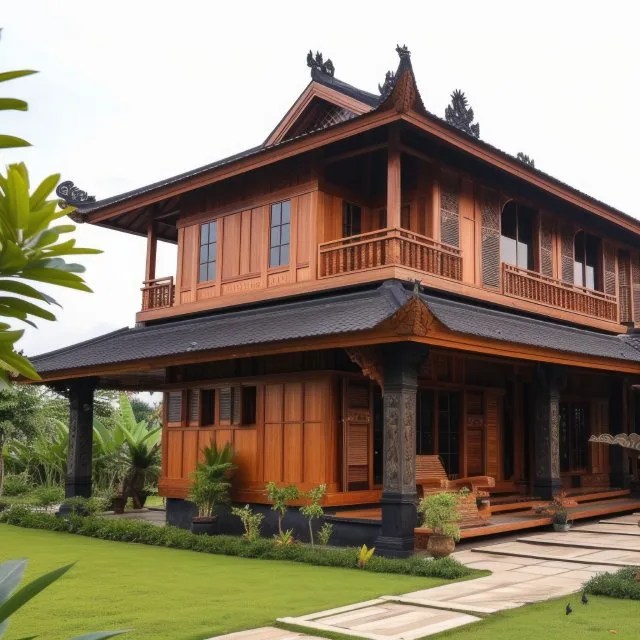Modern Kerala home combining traditional architectural elements with contemporary living design