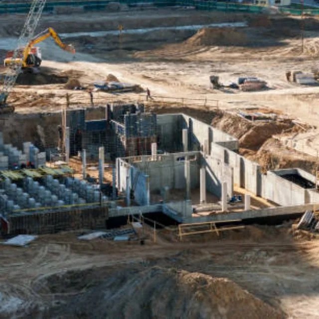 Foundation design and civil engineering work for residential house construction