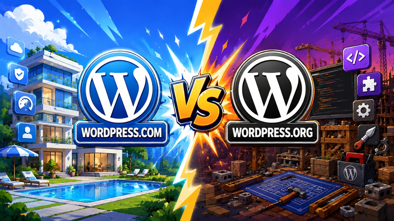 wordpress.com vs wordpress.org
