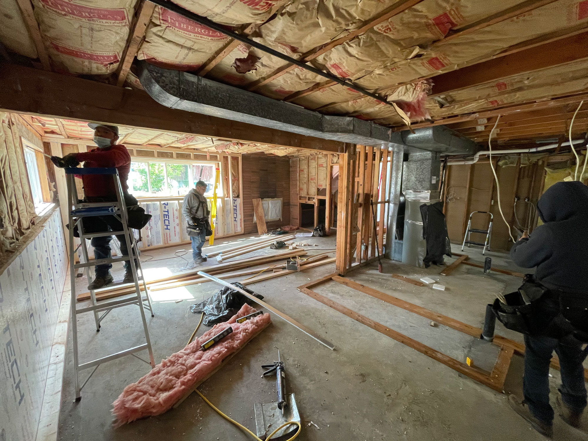 Seward Park basement remodel by Built by Self