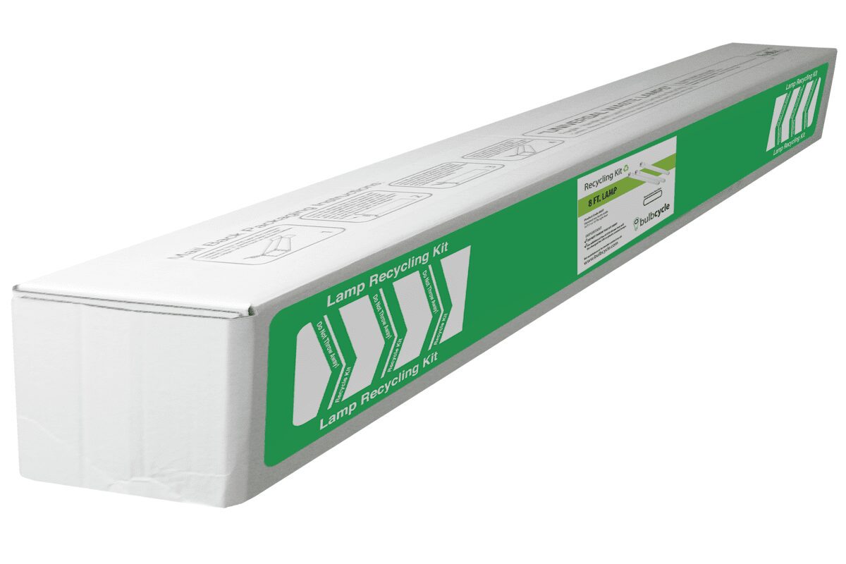 8ft Fluorescent Lamp MEDIUM Recycling Box (Holds 16 T12 or 39 T8 Lamps