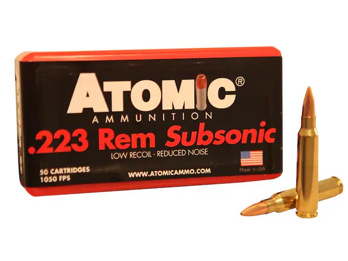 atomic .223 Remington 77gr SUBSONIC – 20rd