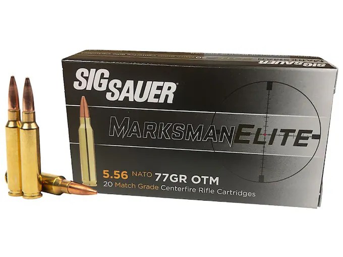 sig-sauer 5.56 NATO 77gr MATCHKING – 20rd
