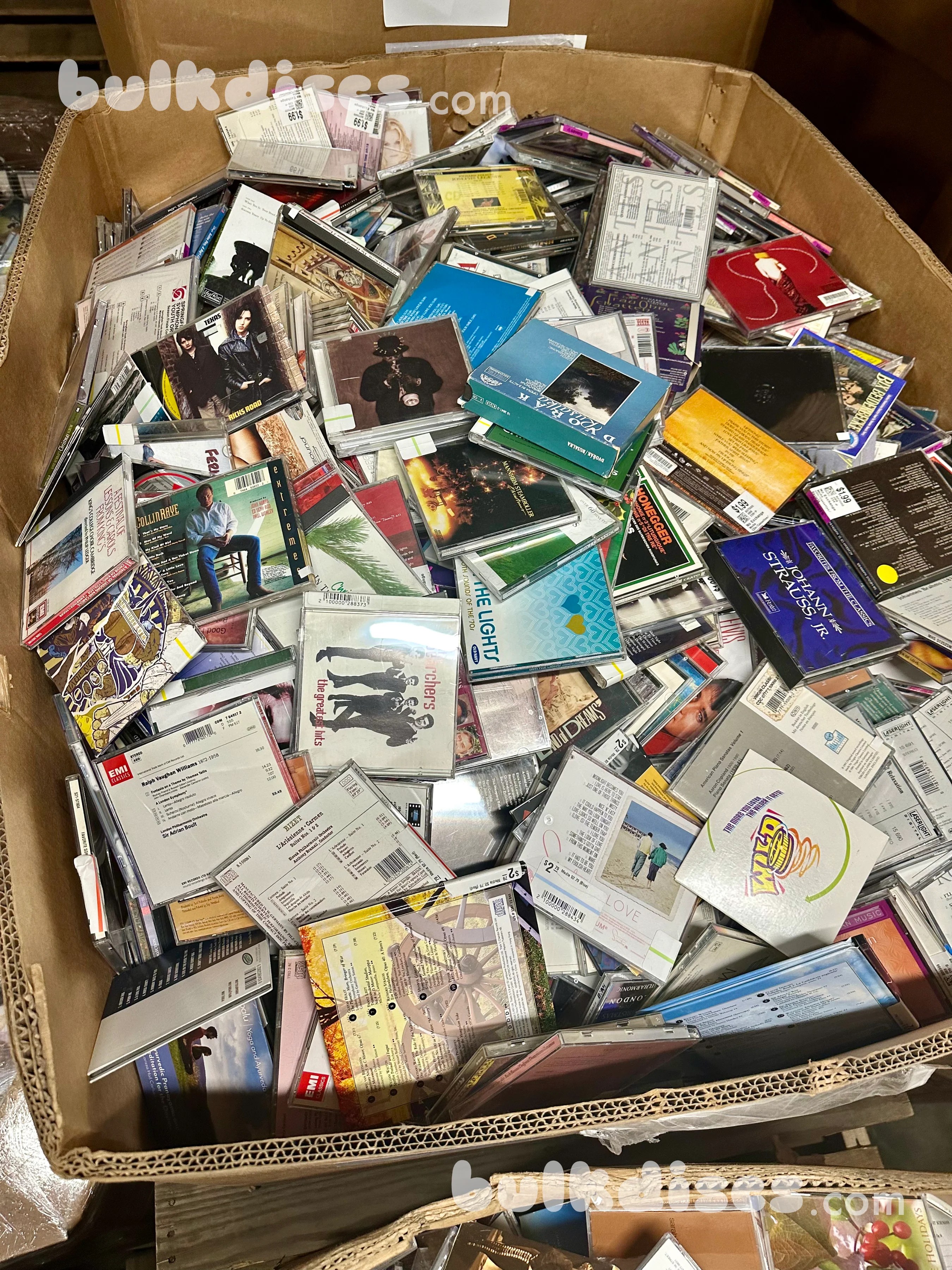 Pallets Of Wholesale Bulk Assorted Cds For Sale Bulkdiscs