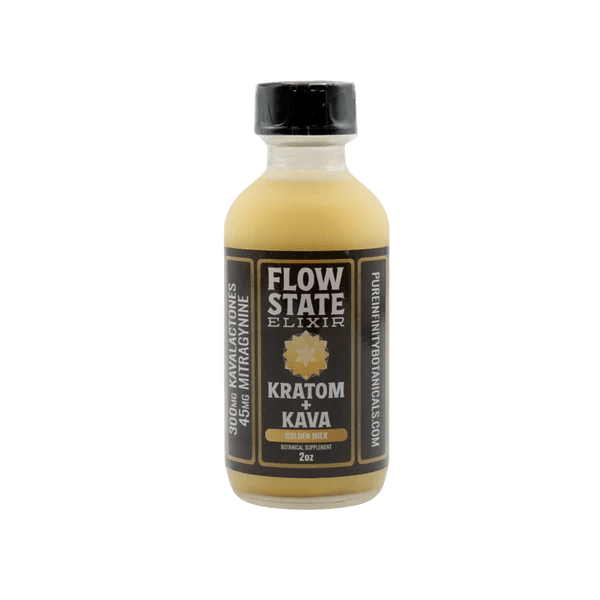 Flow State Kava Kratom Golden Milk Single Shot
