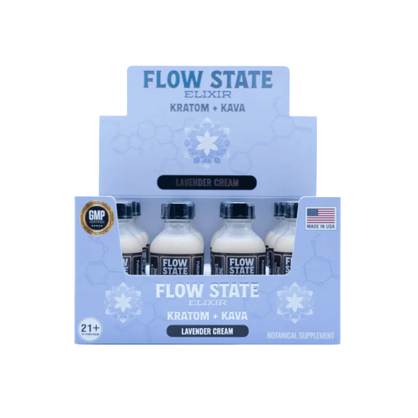 Flow State Kava Kratom Lavender Cream 12CT Display