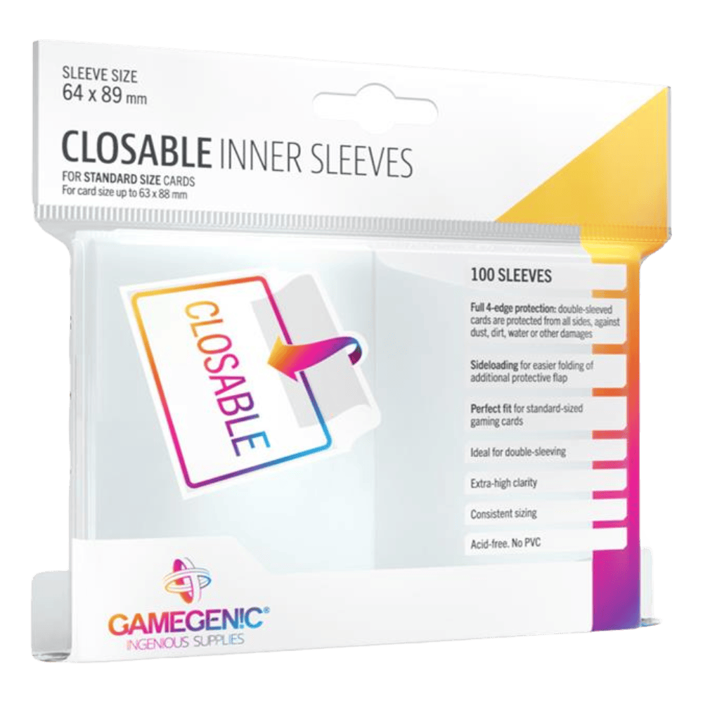 Closable Inner Sleeves (100 Sleeves)
