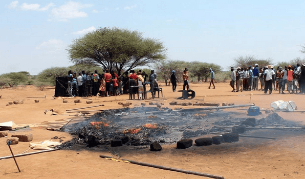 Notorious Pastor Penuel Mnguni Of South Africa, Beaten, Tied Up And His Church Burnt Down
