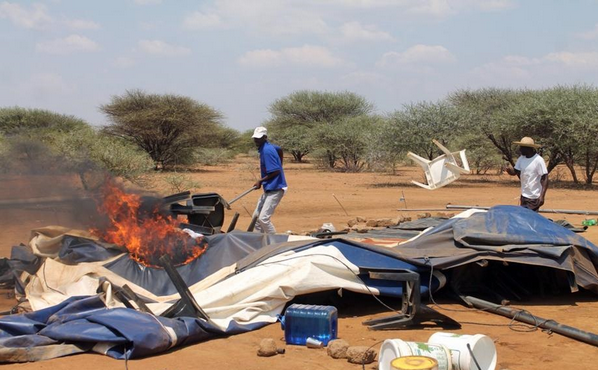 Notorious Pastor Penuel Mnguni Of South Africa, Beaten, Tied Up And His Church Burnt Down