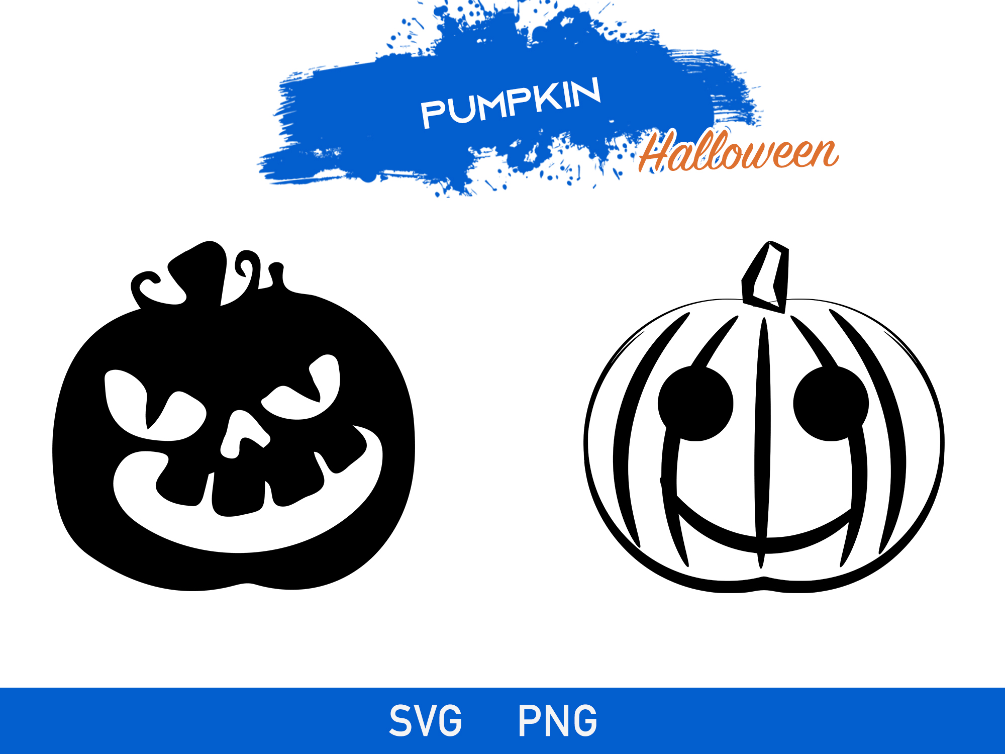Distressed Pumpkin Svg