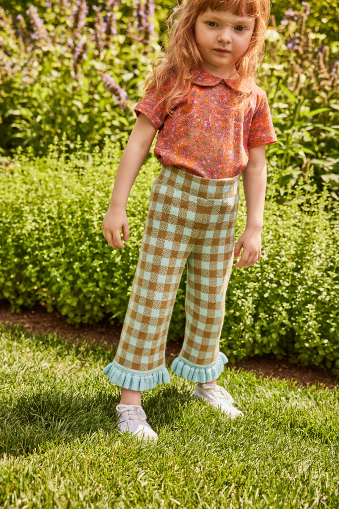 Misha & Puff 23SS Picnic Ruffle Pant Tide Pool Picnic - Bunny Hill