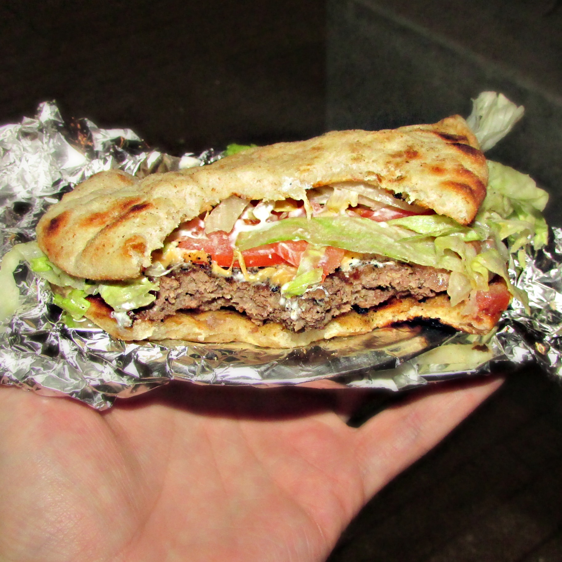Inside the Pita Burger