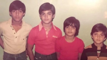 Arbaaz Khan childhood photo 