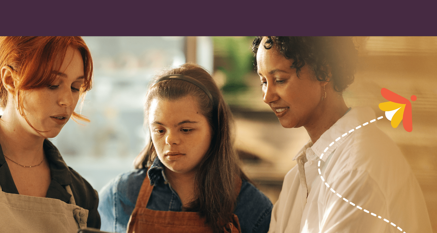 Firefly Supported Living Employment Services Home - Premium Gradient Illustration - 4K