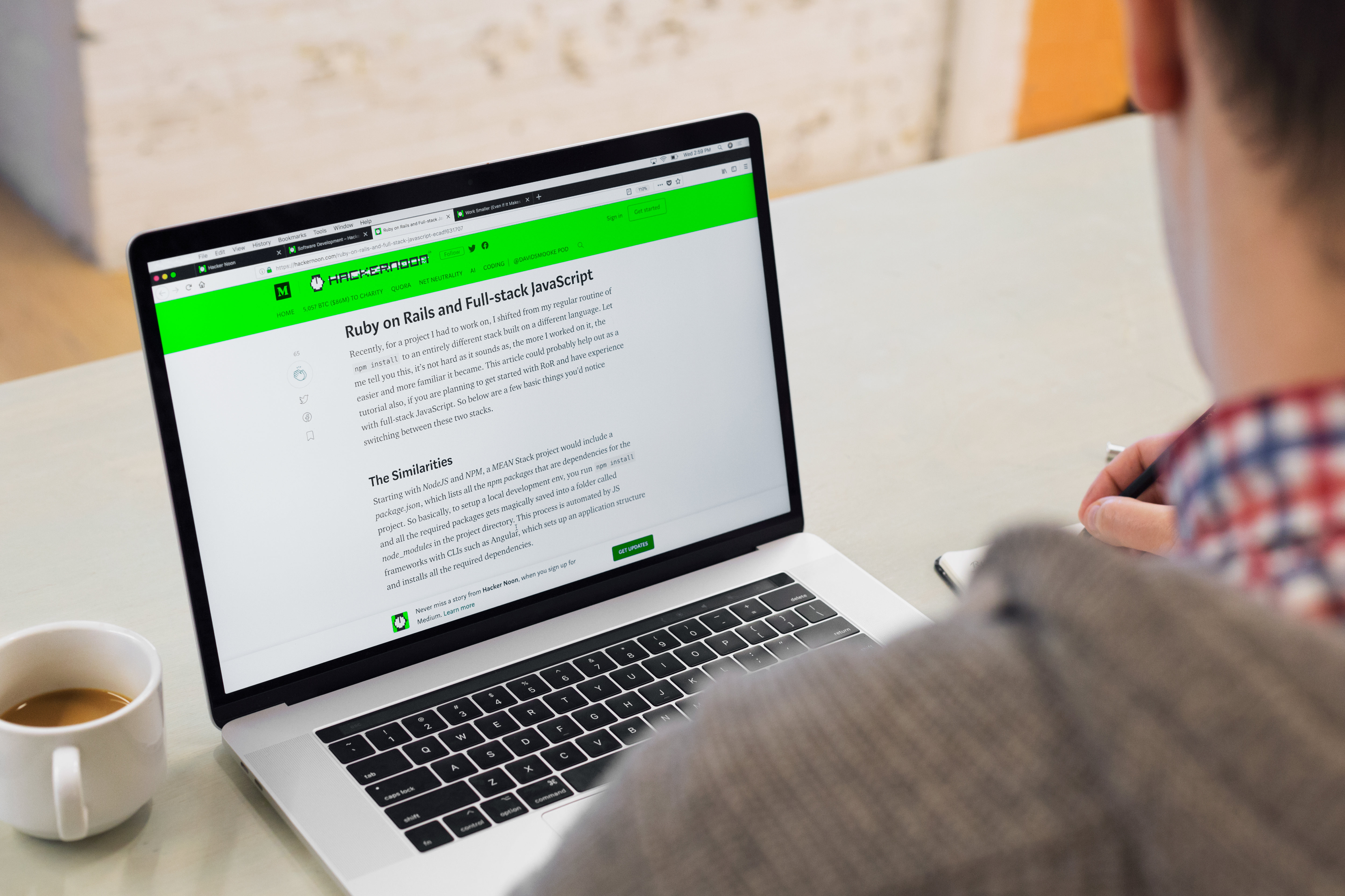 Free Stock Photo Of Reading About Code On Hackernoon Hd Images