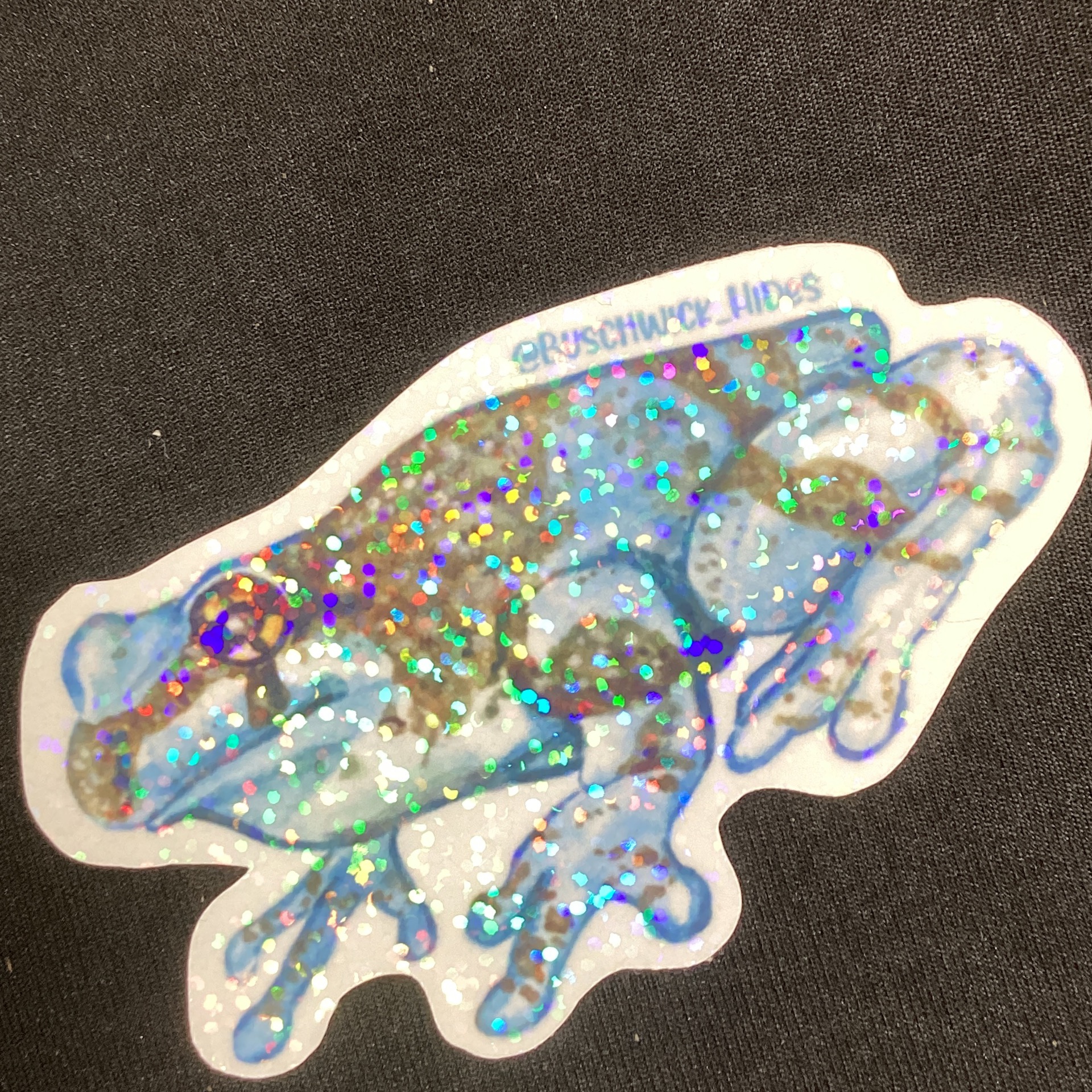 Frog Sticker - Sparkle
