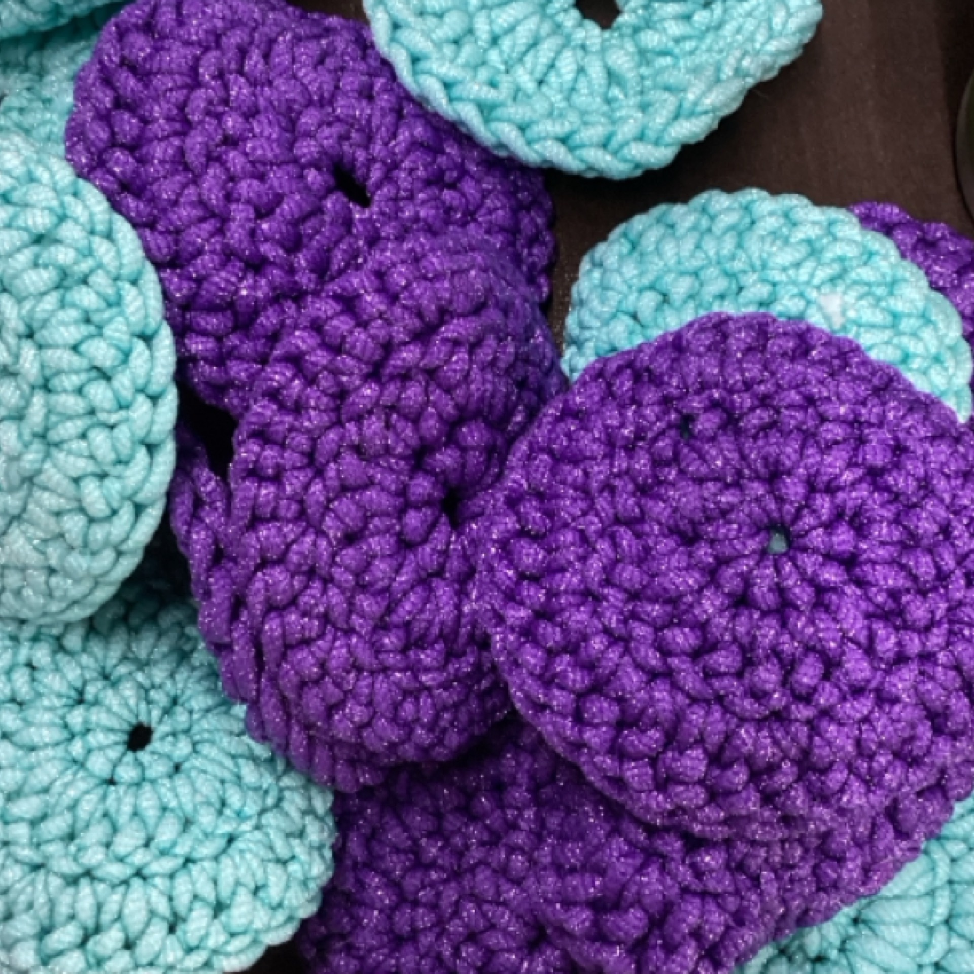 Crochet sponge