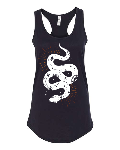 Black ladies snake tank
