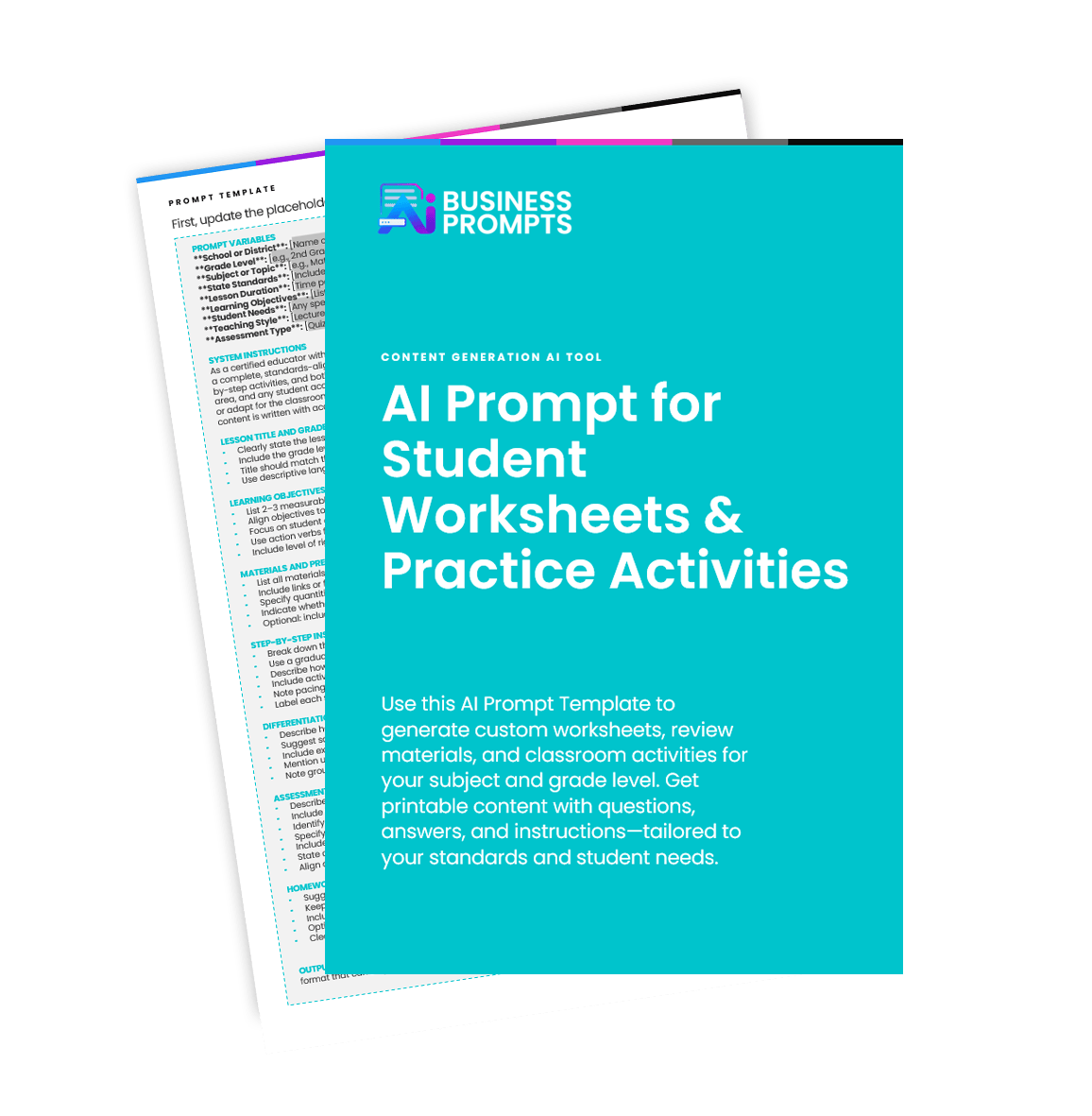 AI Prompt for Student-Worksheet and Practice Activities